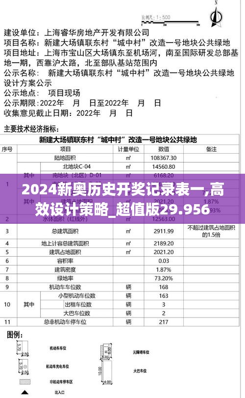 2024新奥历史开奖记录表一,高效设计策略_超值版29.956