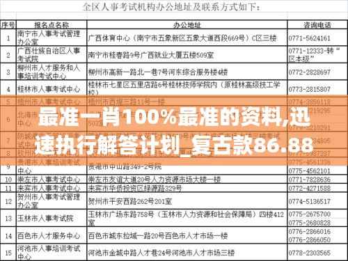 最准一肖100%最准的资料,迅速执行解答计划_复古款86.885