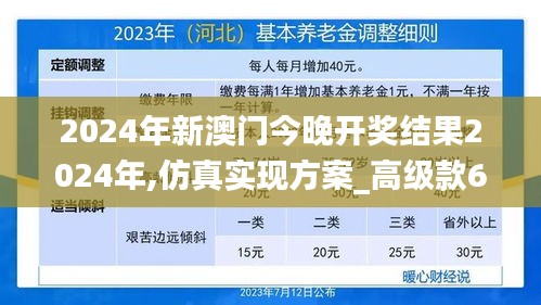 2024年新澳门今晚开奖结果2024年,仿真实现方案_高级款67.481