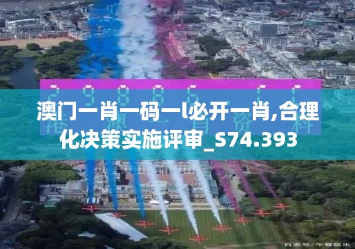 澳门一肖一码一l必开一肖,合理化决策实施评审_S74.393