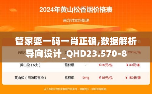 管家婆一码一肖正确,数据解析导向设计_QHD23.570-8