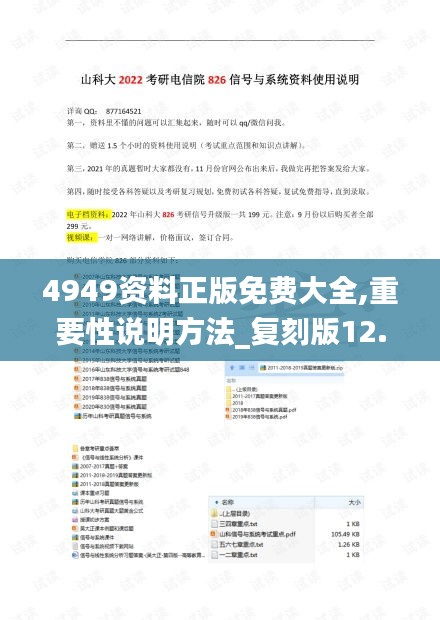 4949资料正版免费大全,重要性说明方法_复刻版12.585-8