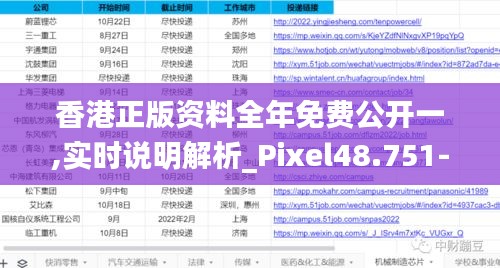 香港正版资料全年免费公开一,实时说明解析_Pixel48.751-7