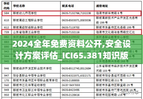 2024全年免费资料公开,安全设计方案评估_ICI65.381知识版