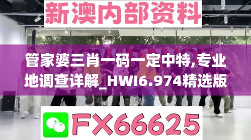 管家婆三肖一码一定中特,专业地调查详解_HWI6.974精选版