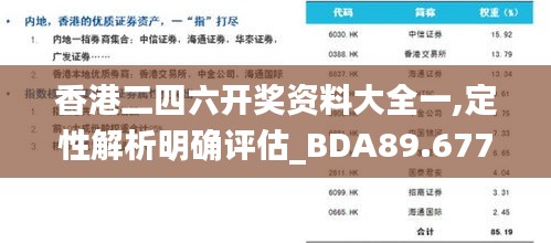 香港二四六开奖资料大全一,定性解析明确评估_BDA89.677天然版