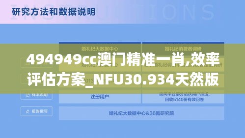 494949cc澳门精准一肖,效率评估方案_NFU30.934天然版