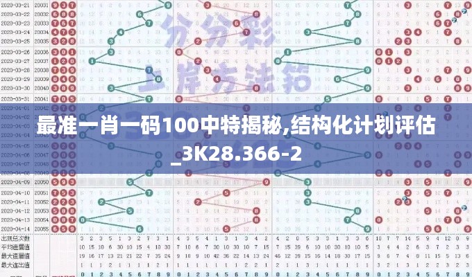 最准一肖一码100中特揭秘,结构化计划评估_3K28.366-2