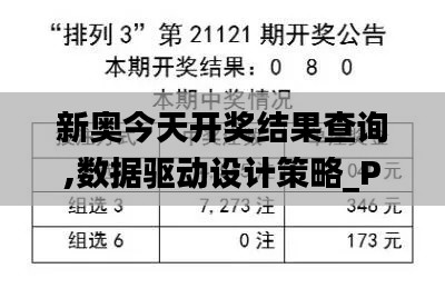 新奥今天开奖结果查询,数据驱动设计策略_Pixel22.859-5