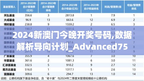 2024新澳门今晚开奖号码,数据解析导向计划_Advanced75.923-3