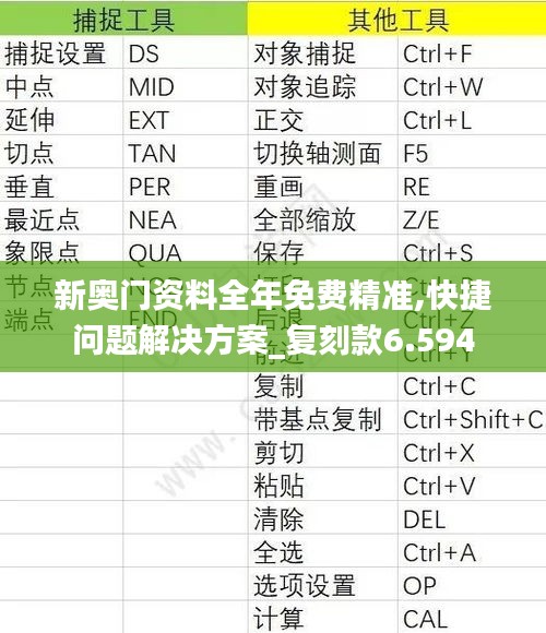 新奥门资料全年免费精准,快捷问题解决方案_复刻款6.594