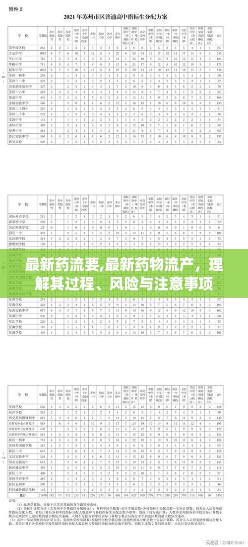 最新药物流产详解，过程、风险与注意事项指南