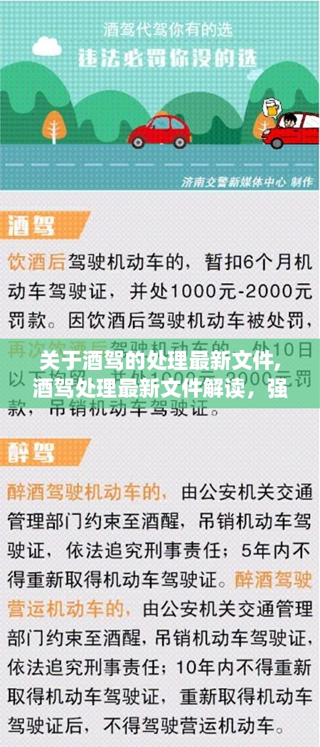 酒驾处理最新文件解读，强化法律规制，保障交通安全