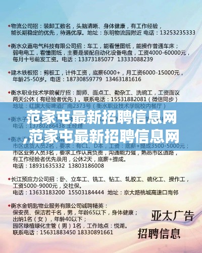 范家屯最新招聘信息网，连接企业与人才的桥梁，一站式求职招聘平台